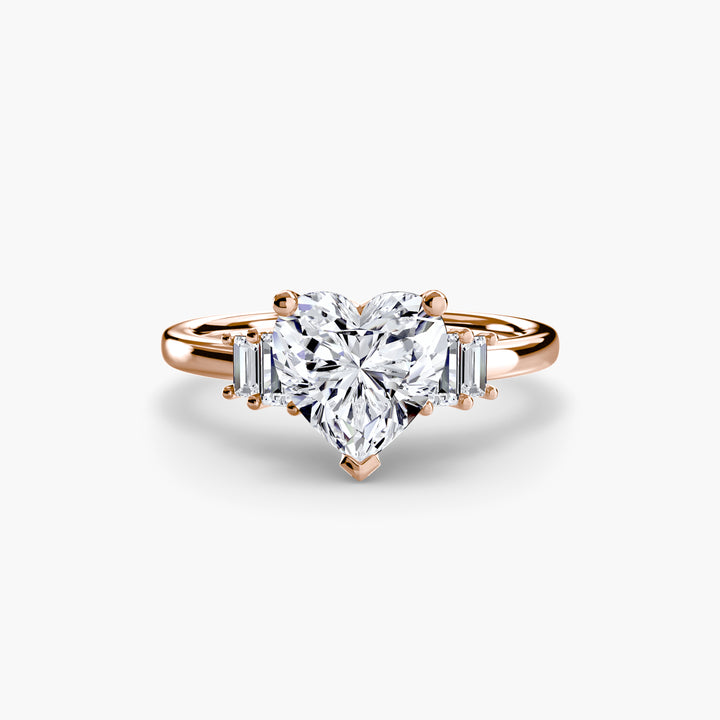 Baguette Accent Solitaire
