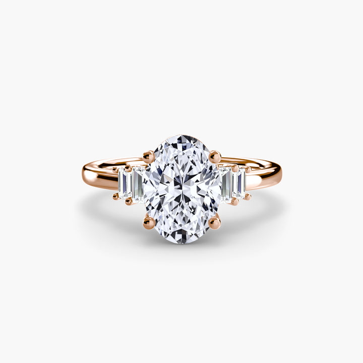 Baguette Accent Solitaire