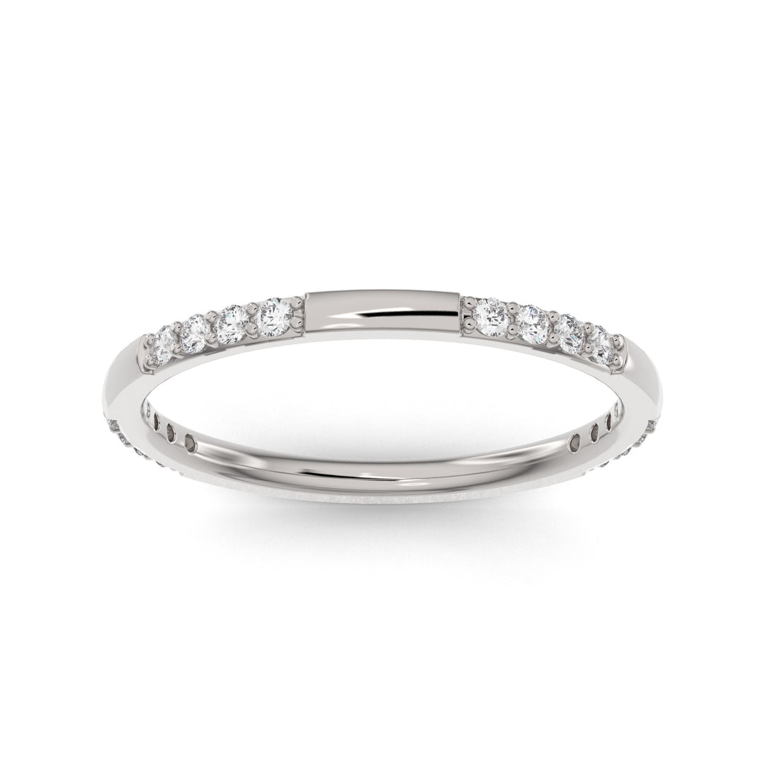 Partial Eternity Stackable Lab Diamond Ring