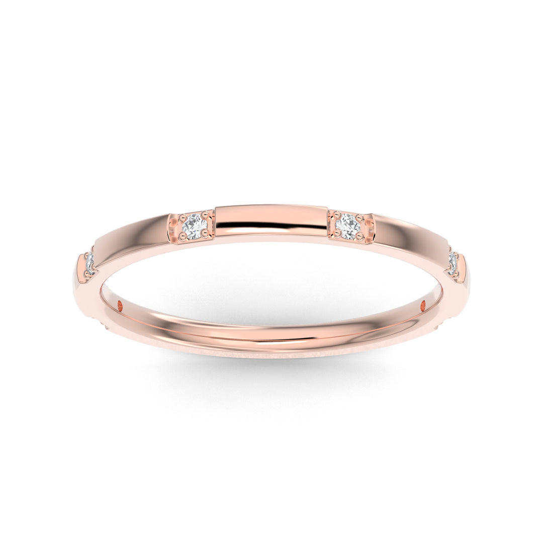 Spaced Lab Diamond Stackable Ring