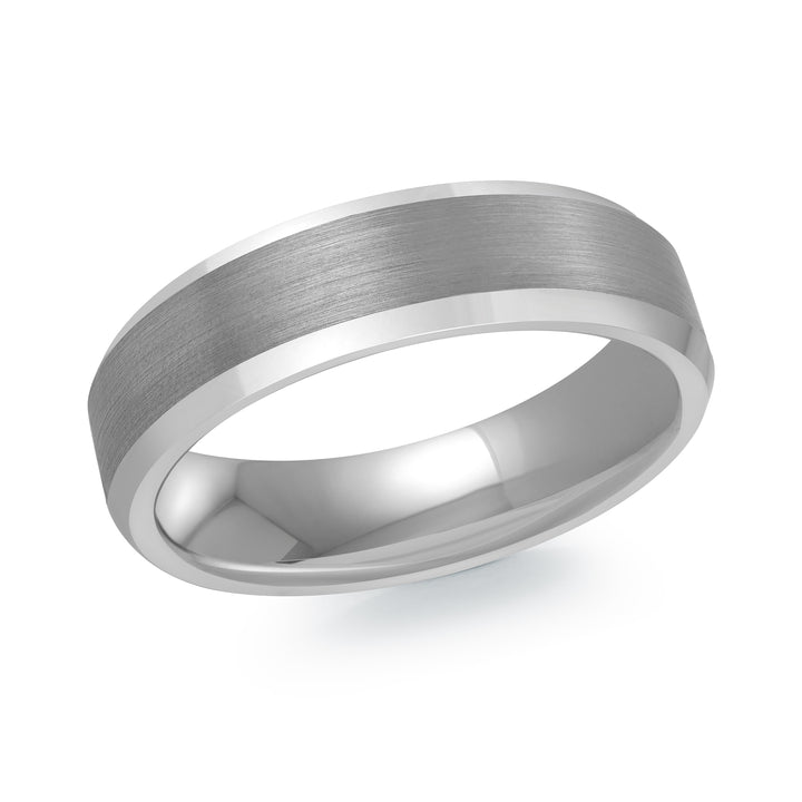 6mm Falling Edge Tungsten Ring