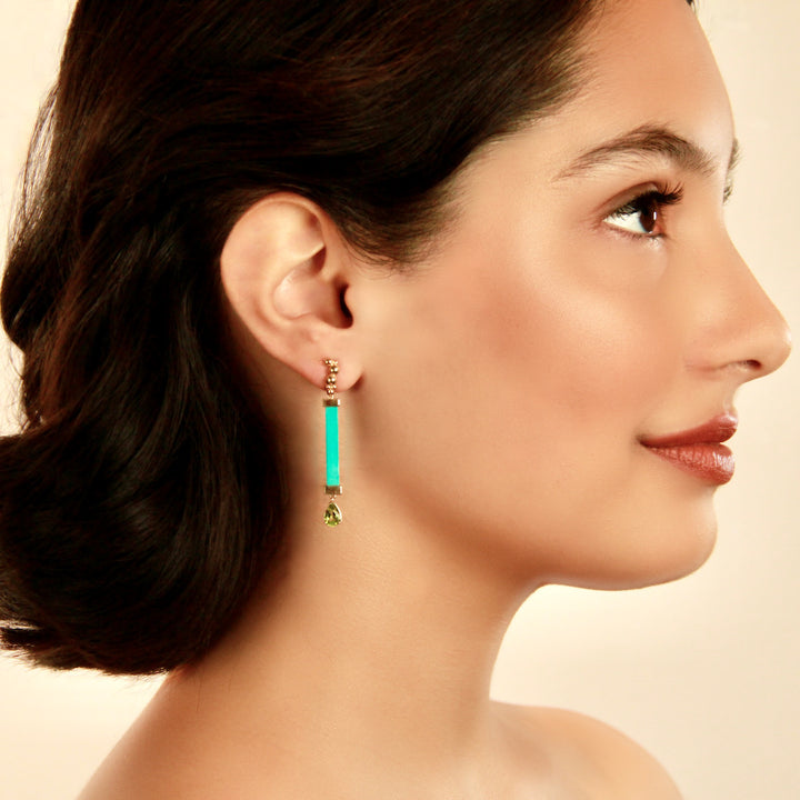 Serafino Joya Onyx & Topaz Earrings